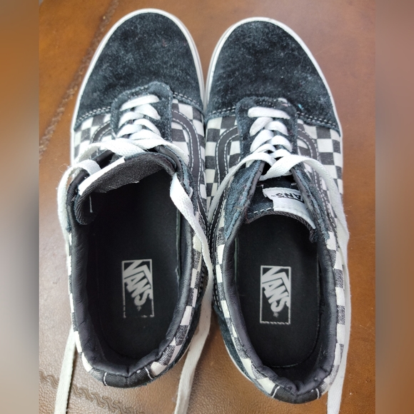 VANS Checkerboard Old Skool Skateboard Black White Streetwear size 6.5 - Picture 7 of 8